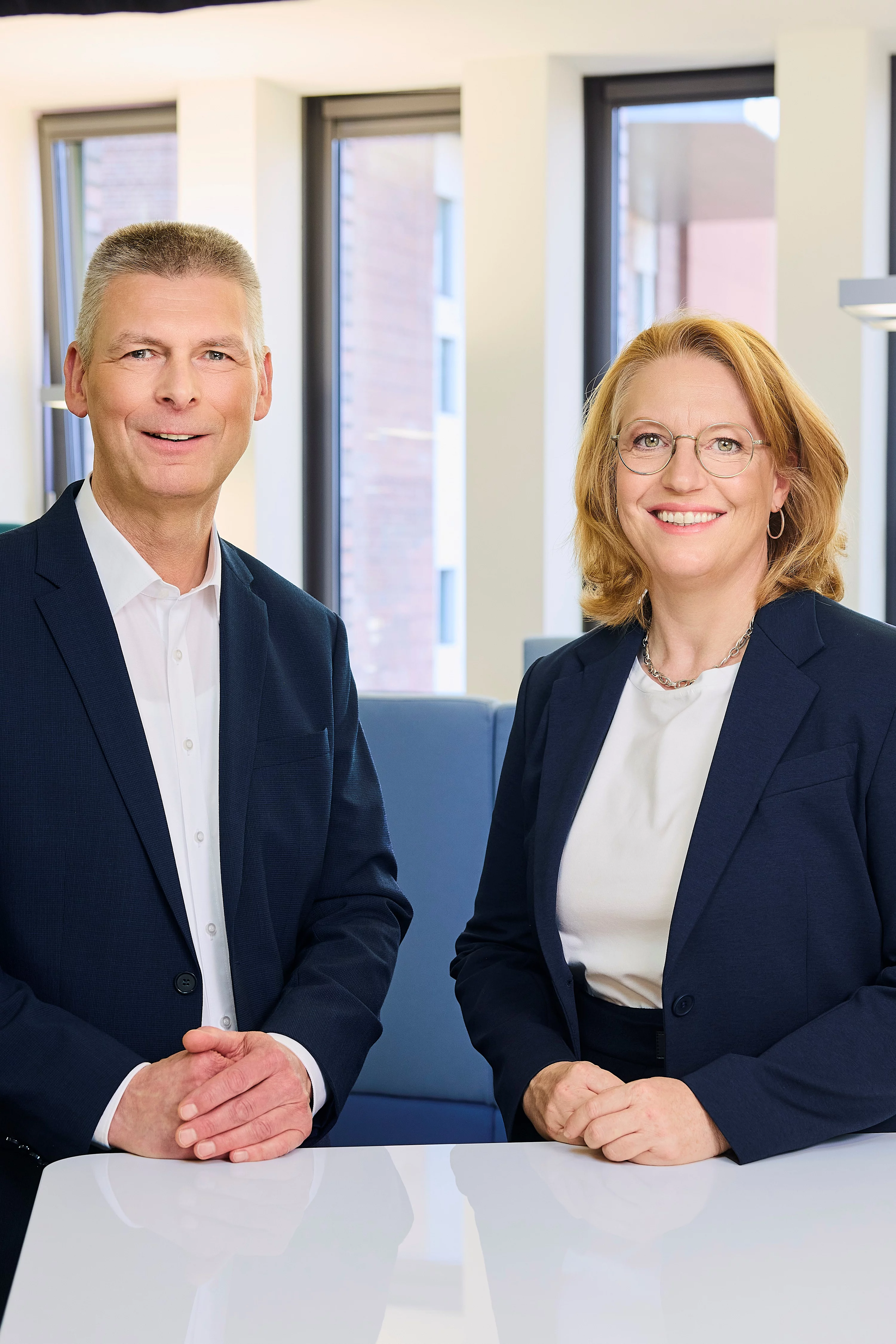 Portrait der Thyssengas-Geschäftsführer Dr. Thomas Gößmann (Vorsitzender) und Ludger Verlage (kaufmännisch).