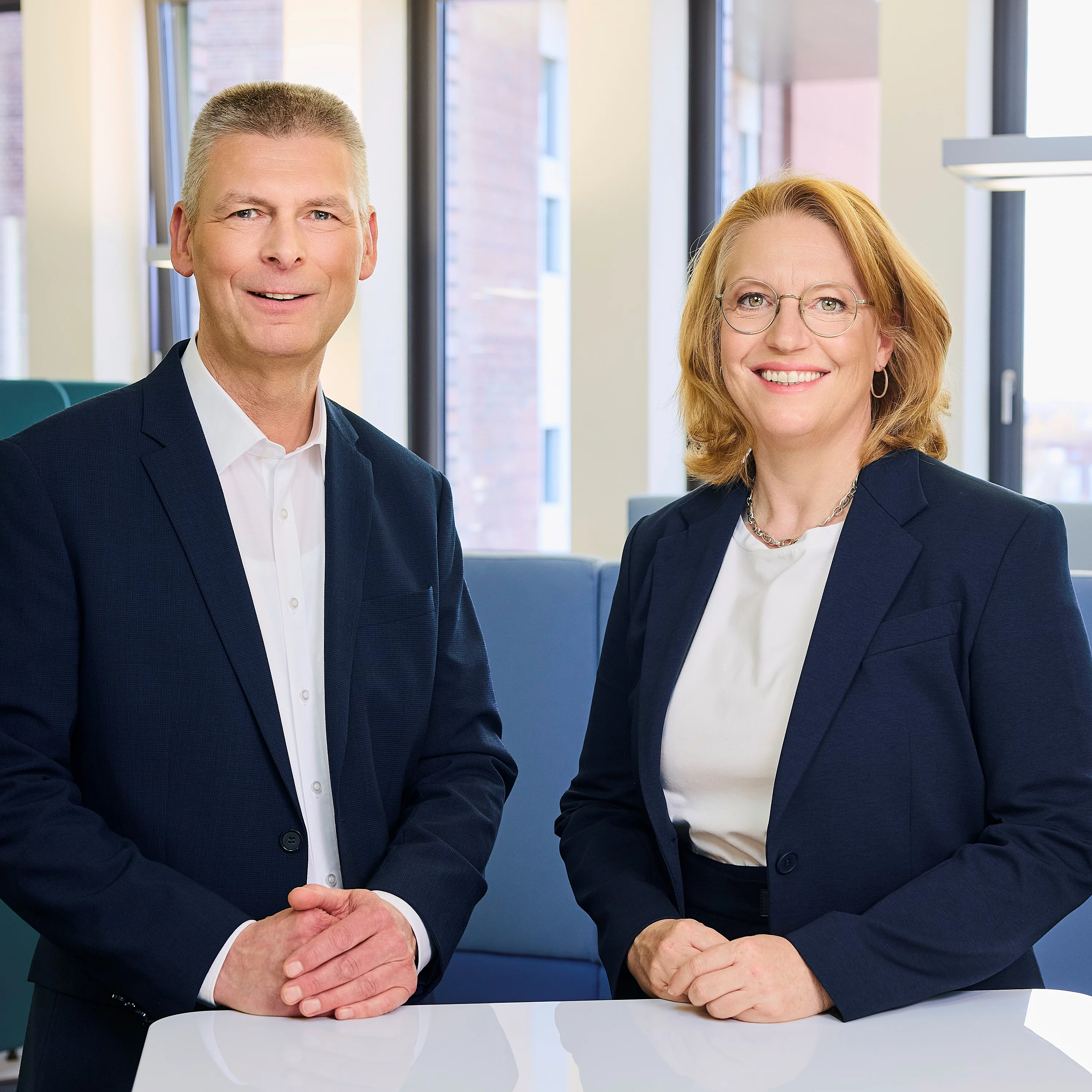 Portrait der Thyssengas-Geschäftsführer Dr. Thomas Gößmann (Vorsitzender) und Ludger Verlage (kaufmännisch).